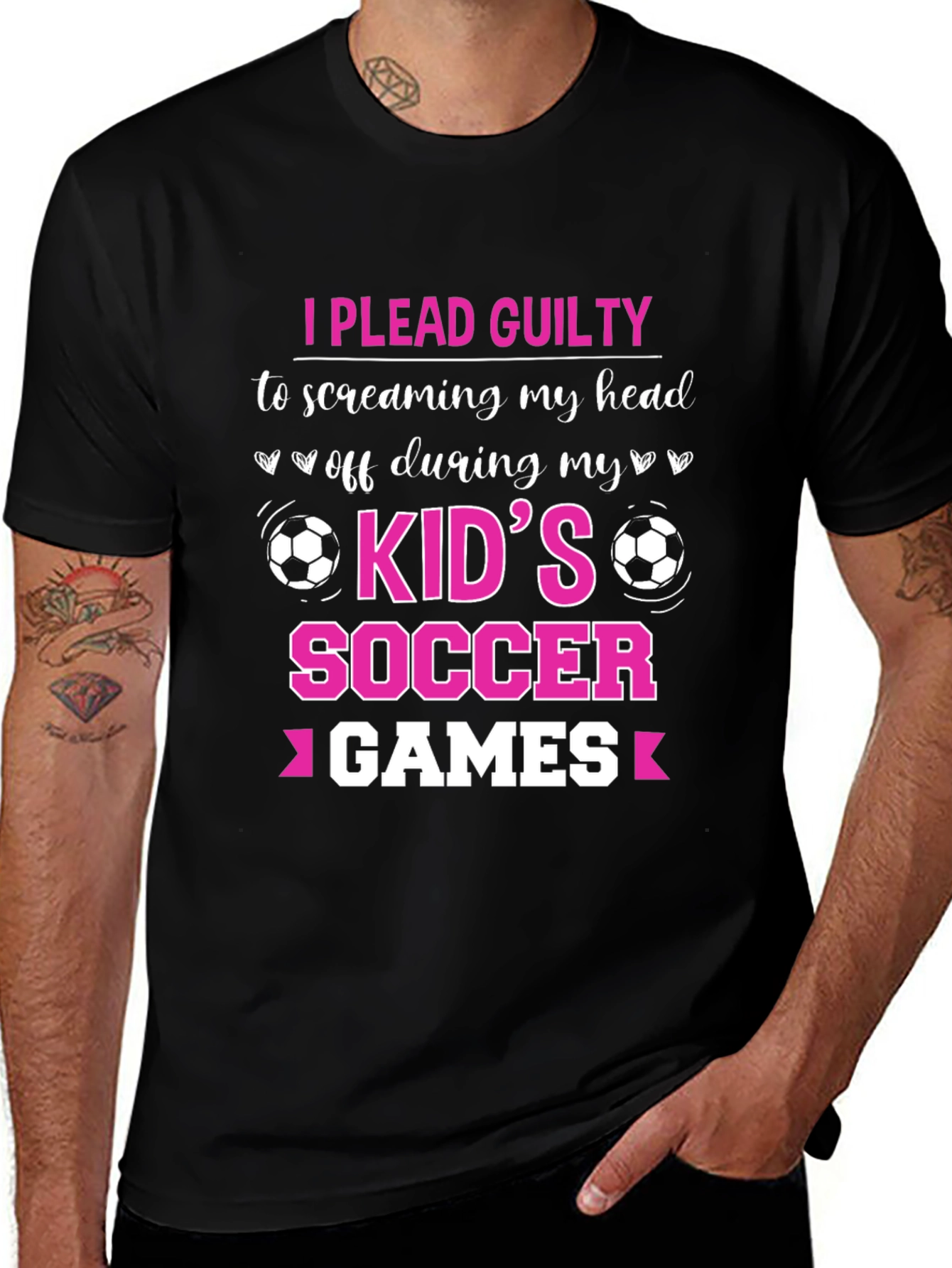 I Plead Guilty Kids Soccer Games T-Shirt