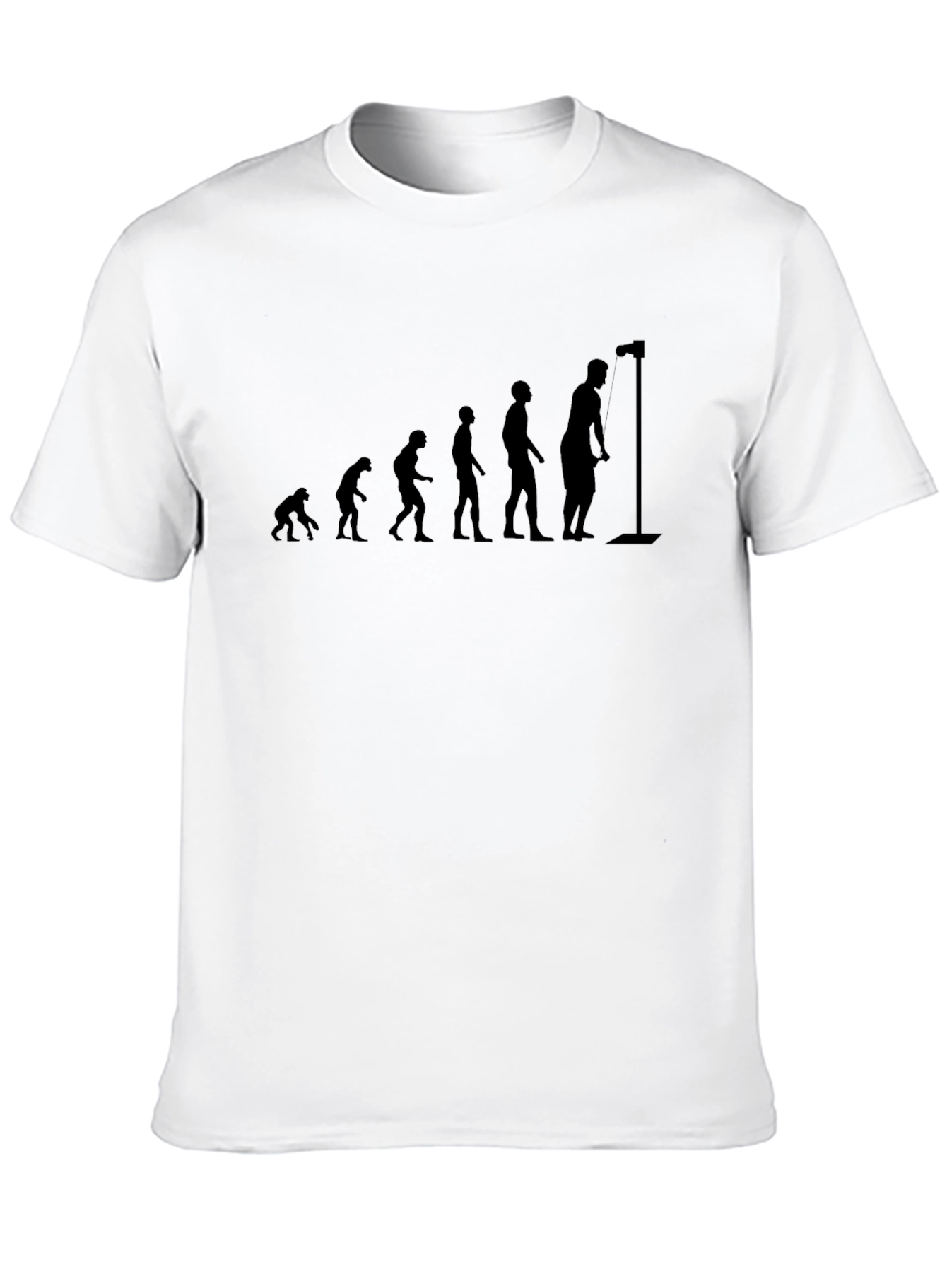 Evolution Pull Up T-Shirt - Gym Humor Tee
