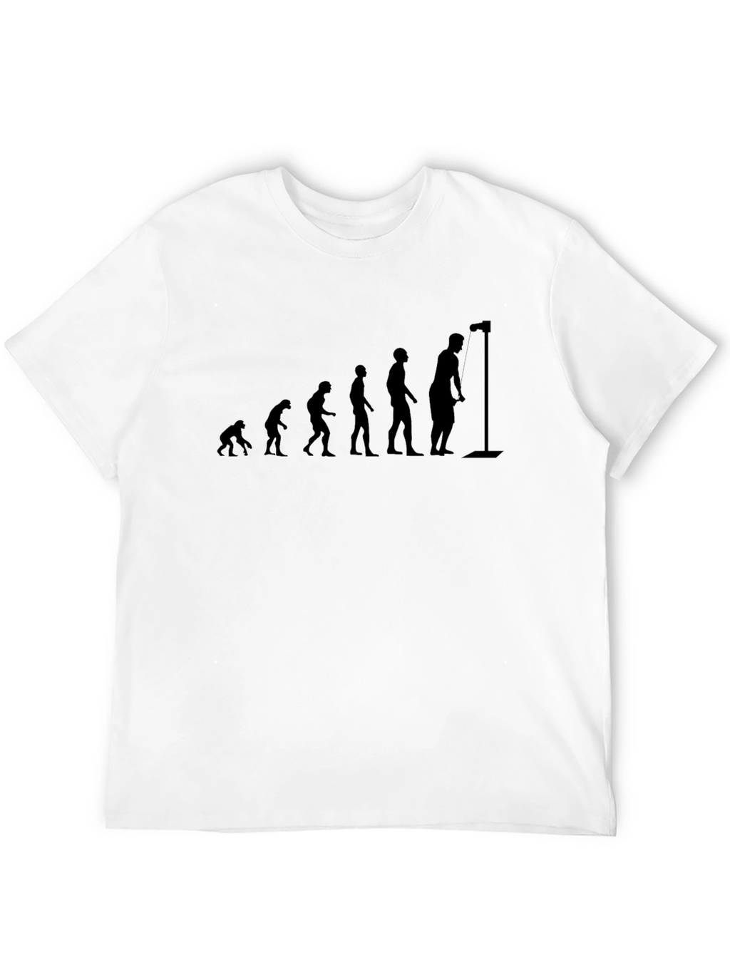 Evolution Pull Up T-Shirt - Gym Humor Tee