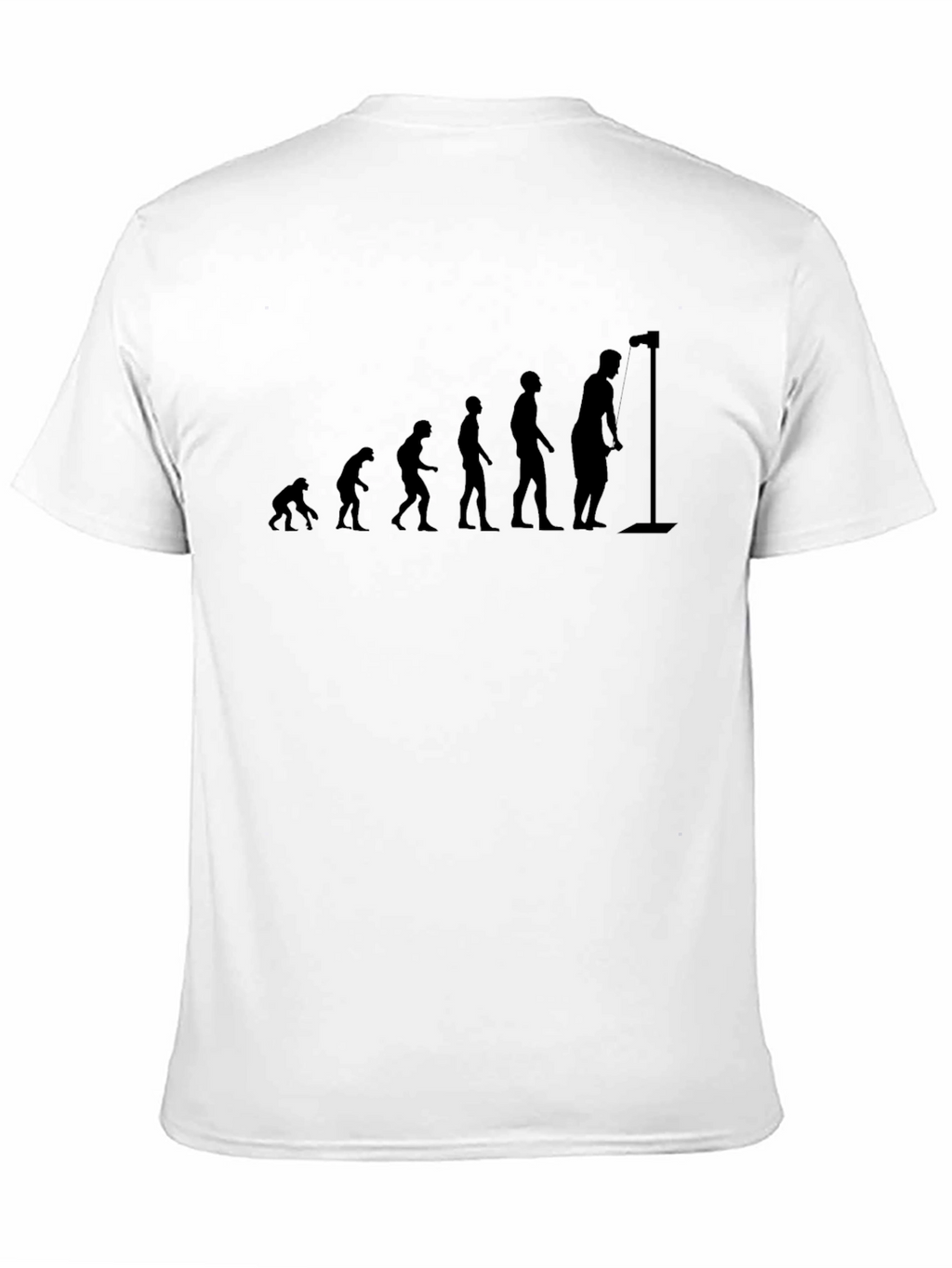 Evolution Pull Up T-Shirt - Gym Humor Tee