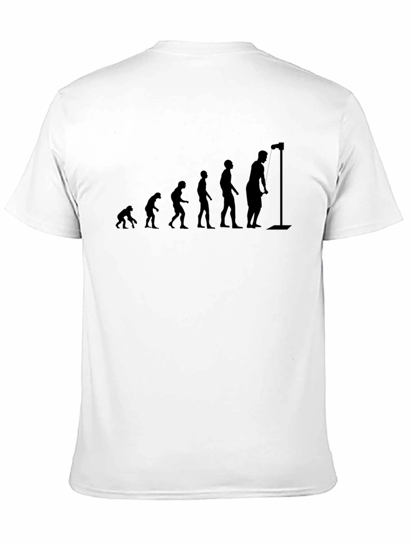 Evolution Pull Up T-Shirt - Gym Humor Tee
