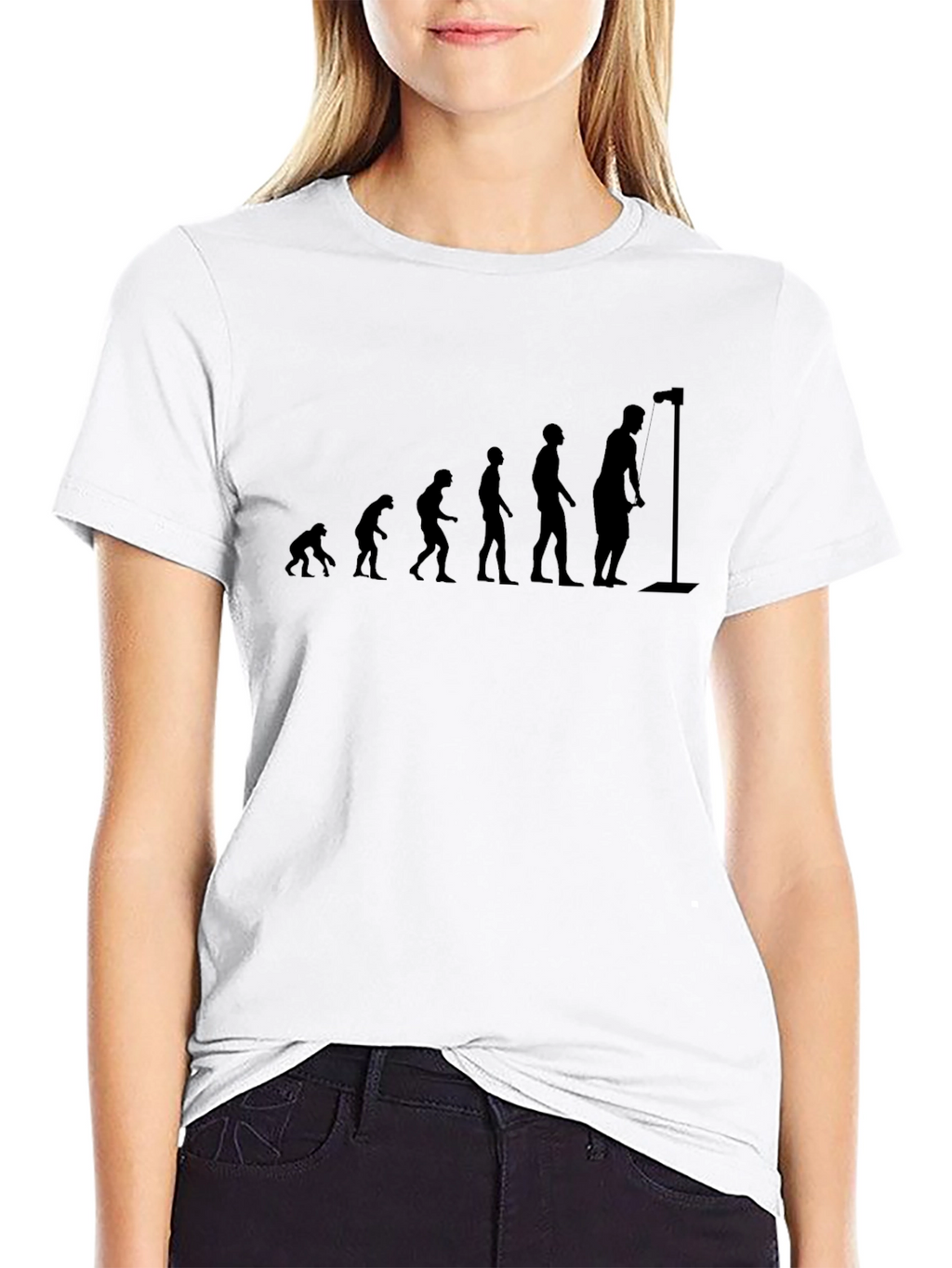 Evolution Pull Up T-Shirt - Gym Humor Tee