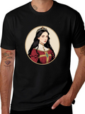 Queen Portrait Graphic Tee - Black