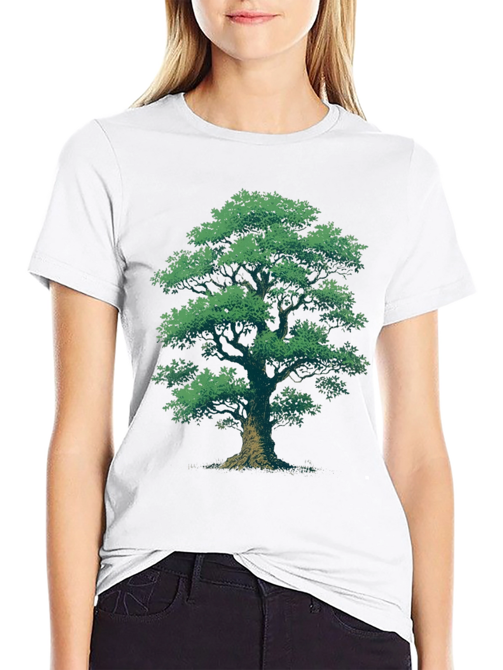Pixel Art Tree T-Shirt - Nature Lovers Tee