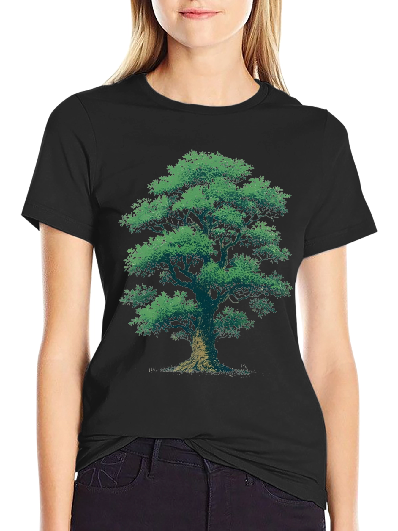 Pixel Art Tree T-Shirt - Nature Lovers Tee