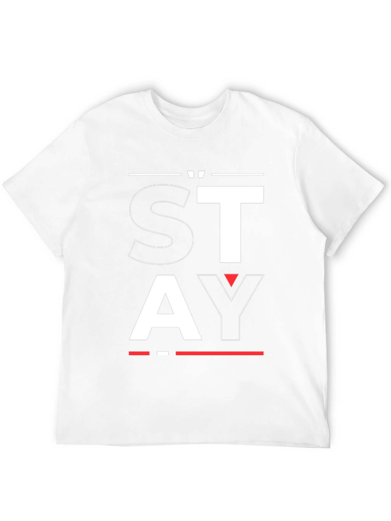Stay Graphic Tee - Black Casual T-Shirt