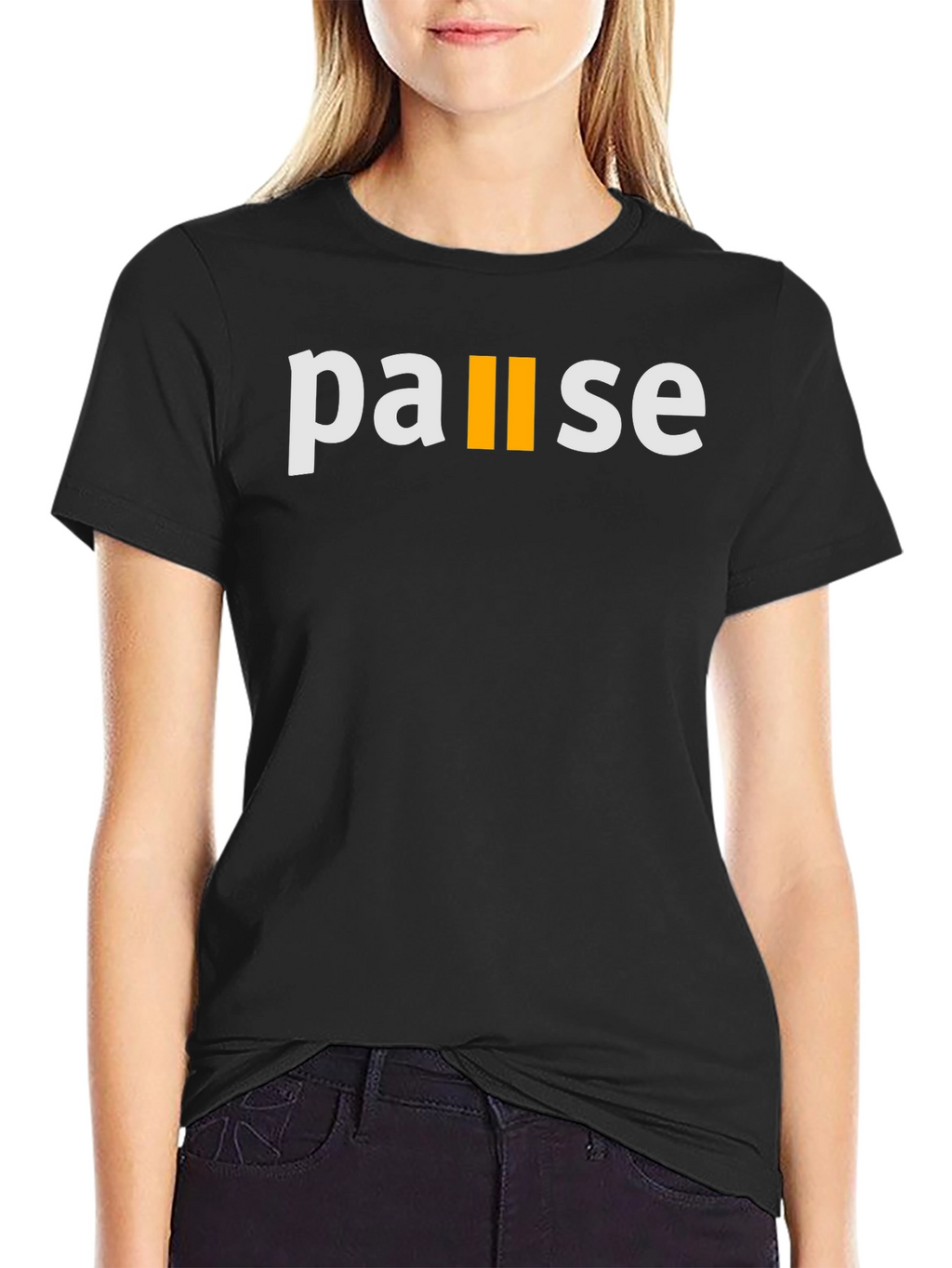Pause Graphic T-Shirt - Casual Style