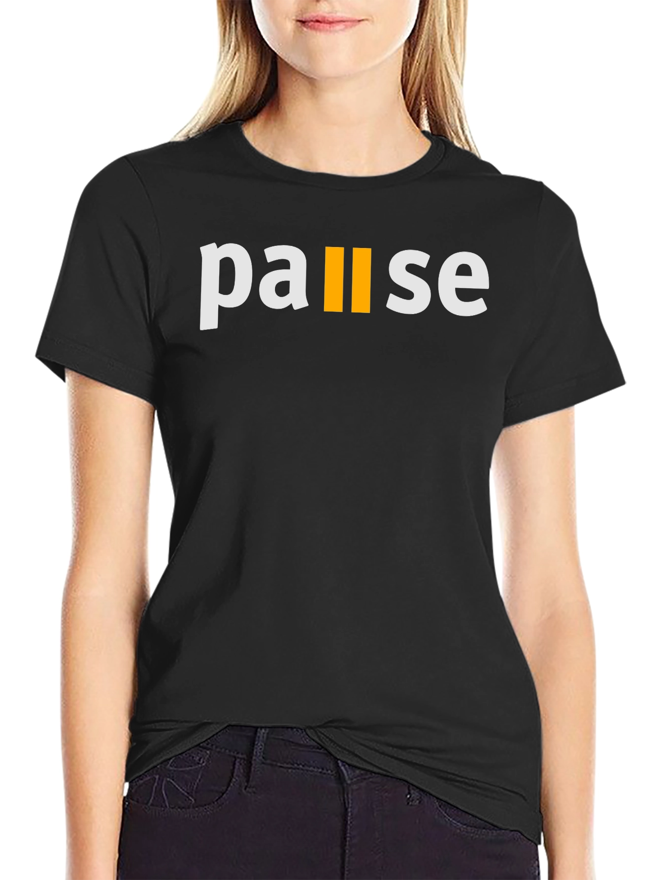 Pause Graphic T-Shirt - Casual Style