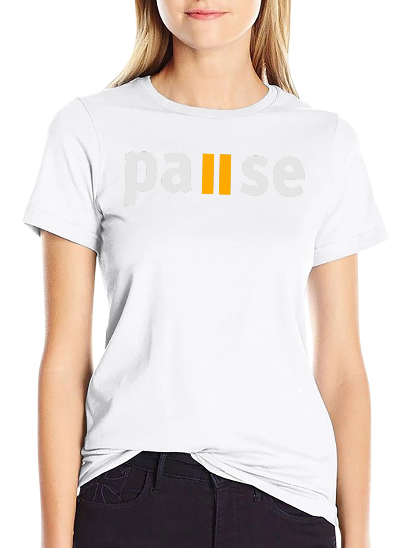 Pause Graphic T-Shirt - Casual Style