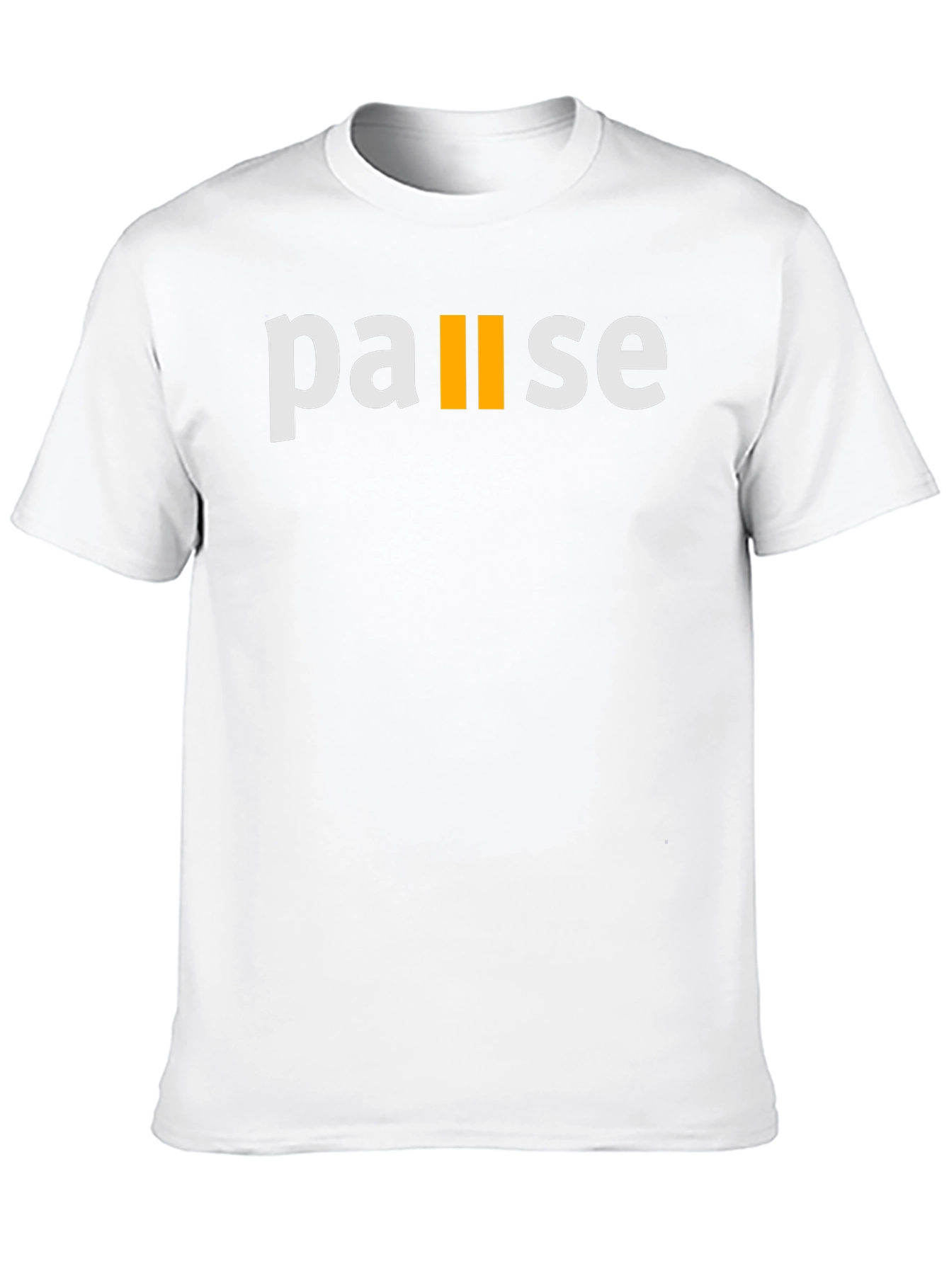 Pause Graphic T-Shirt - Casual Style