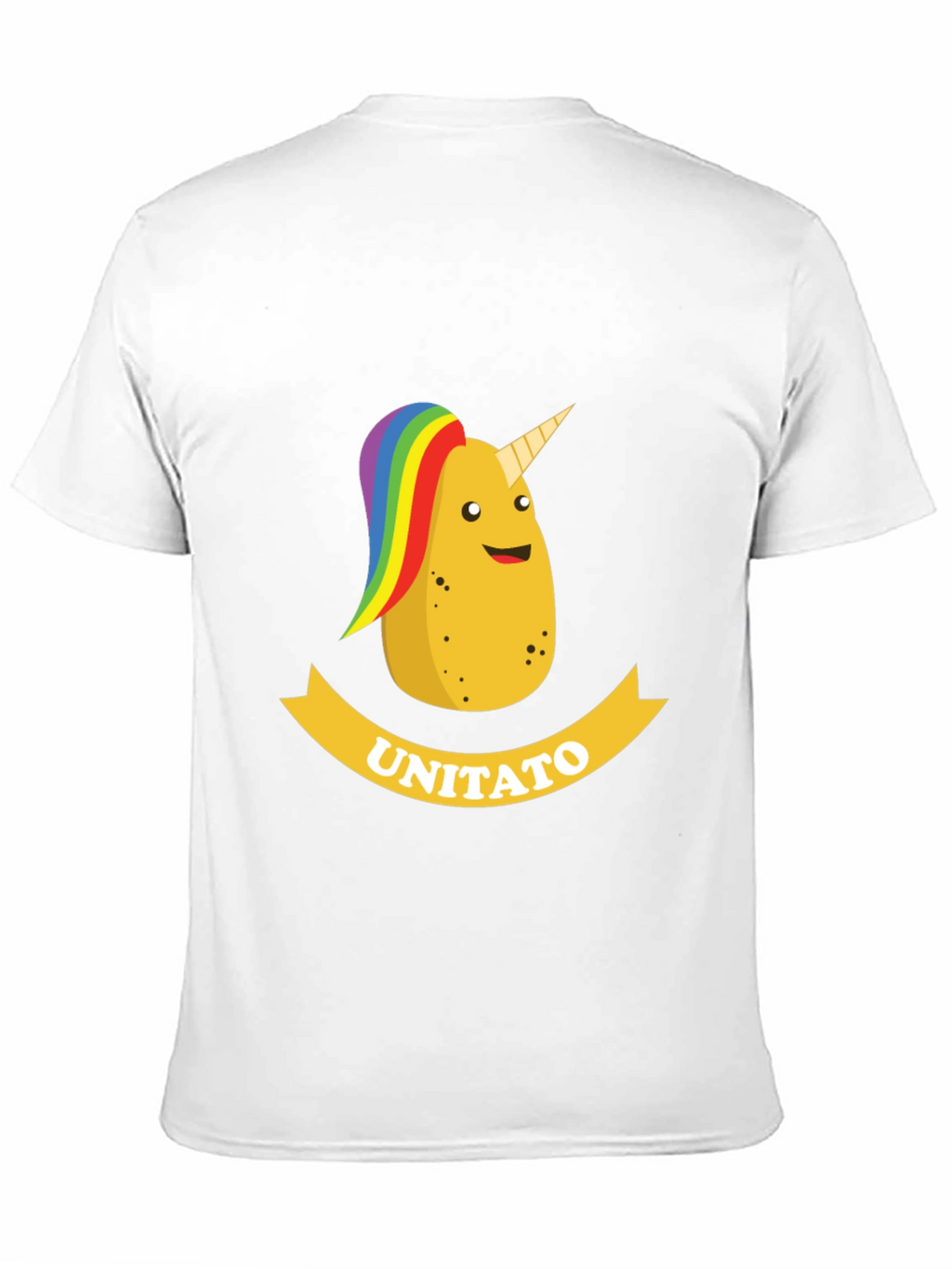 Unitato Potato Unicorn Black T-Shirt