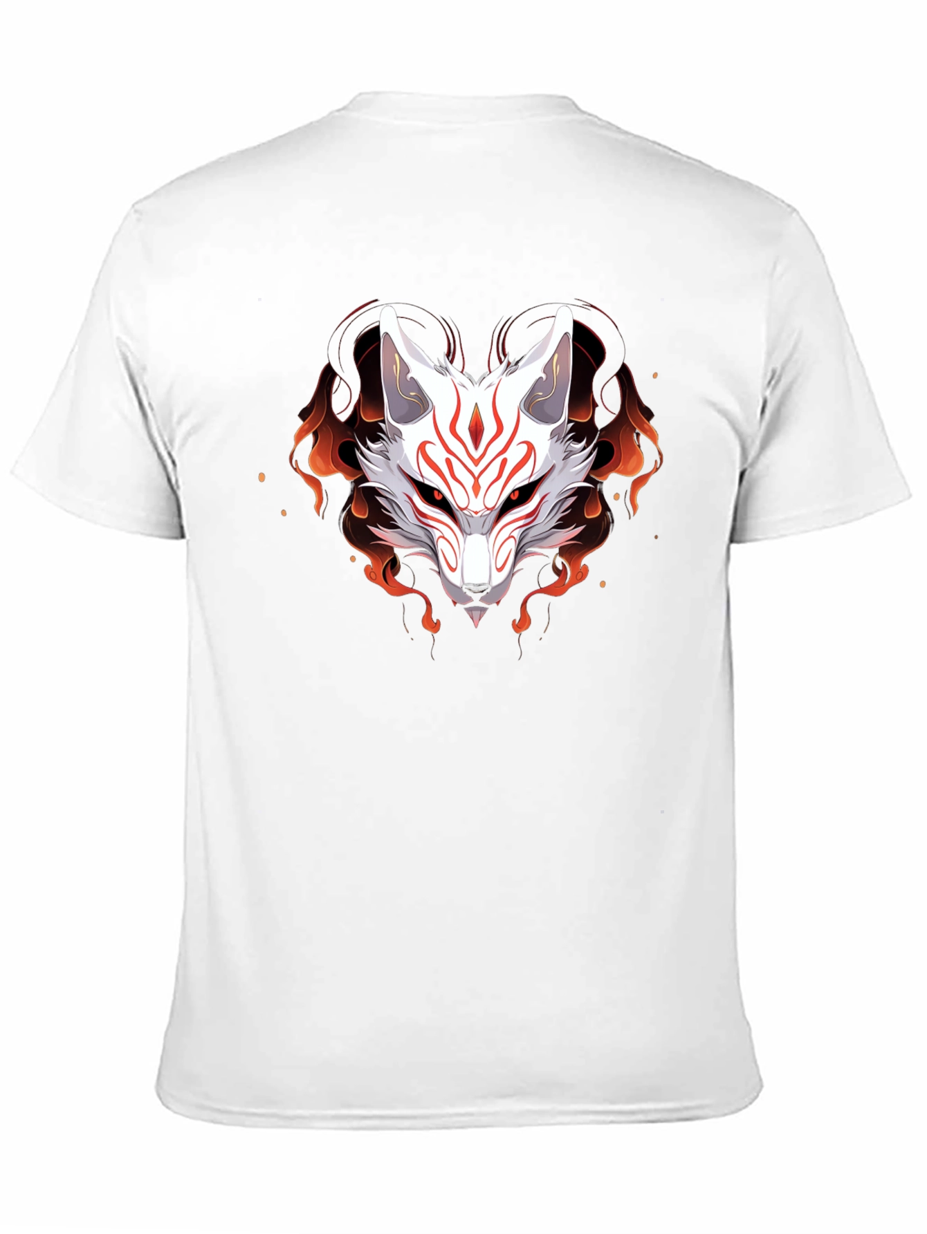 Japanese Kitsune Fox T-Shirt - Anime Style