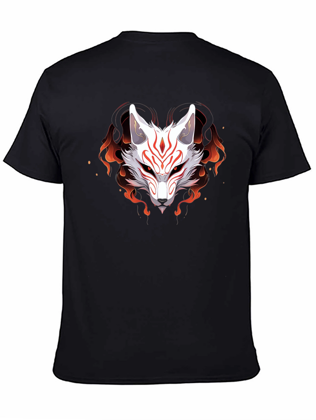 Japanese Kitsune Fox T-Shirt - Anime Style