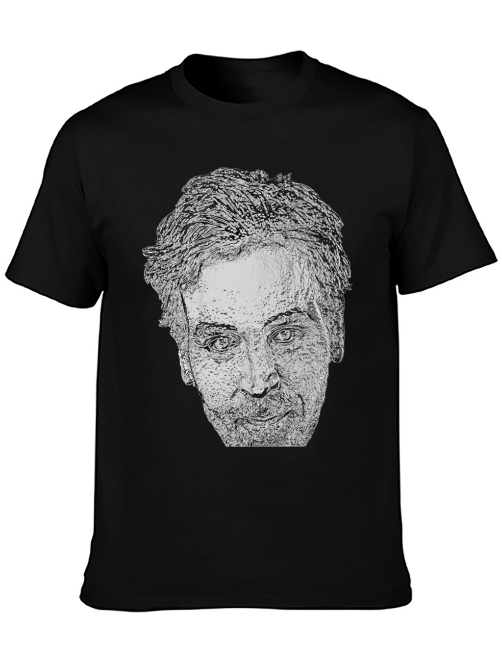 Nicolas Cage Graphic Tee - Black T-Shirt