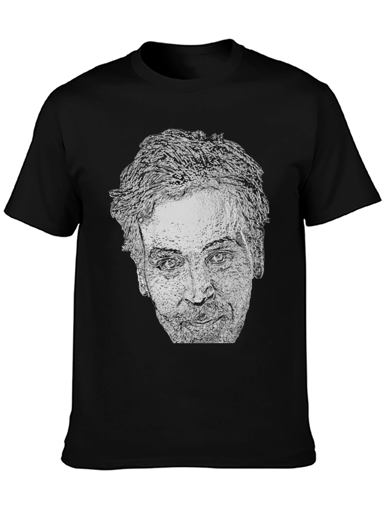 Nicolas Cage Graphic Tee - Black T-Shirt