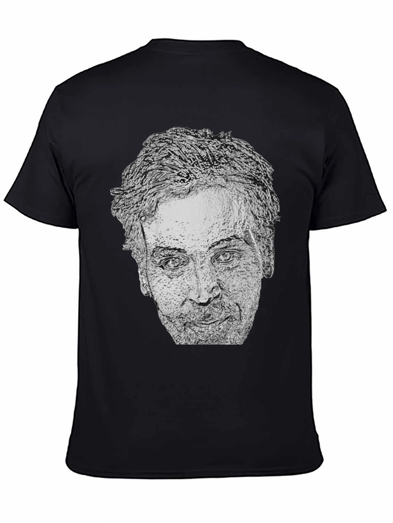 Nicolas Cage Graphic Tee - Black T-Shirt