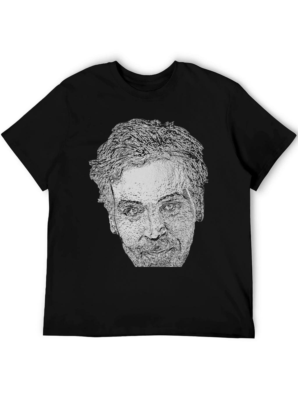 Nicolas Cage Graphic Tee - Black T-Shirt