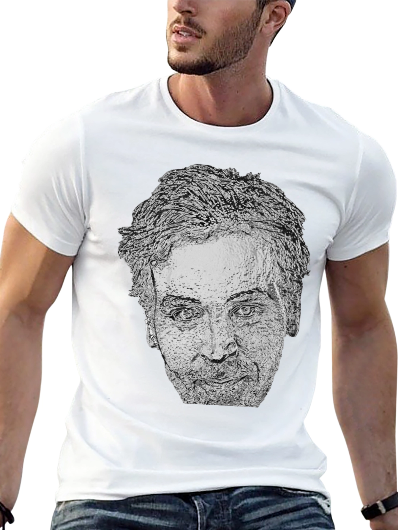 Nicolas Cage Graphic Tee - Black T-Shirt