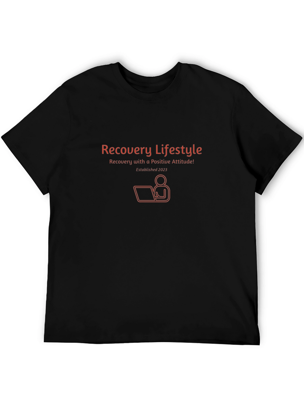 Recovery Lifestyle Black T-Shirt