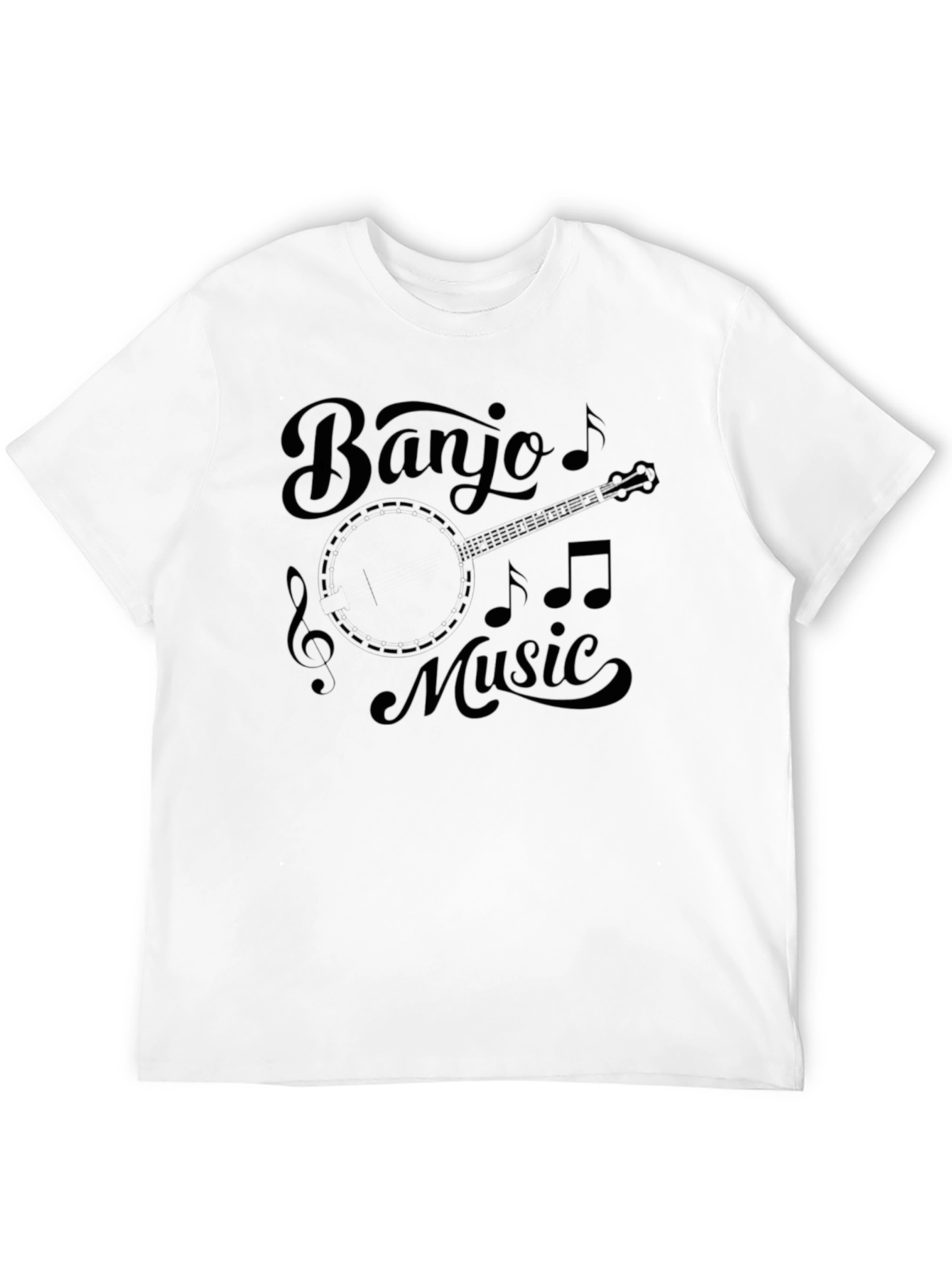 Banjo Music Black Graphic Tee - Unisex