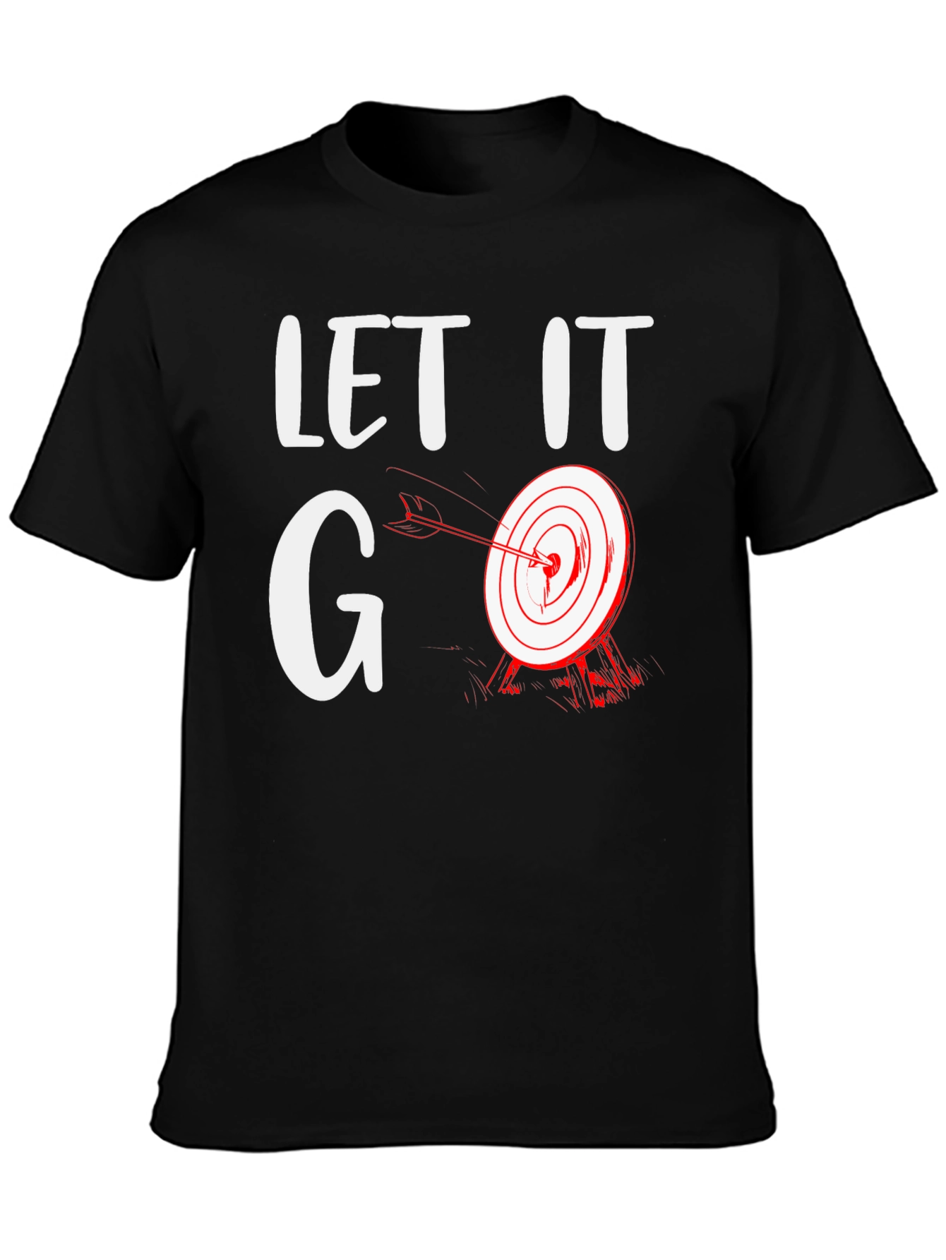 Let It Go Target T-Shirt - Funny Archery Tee