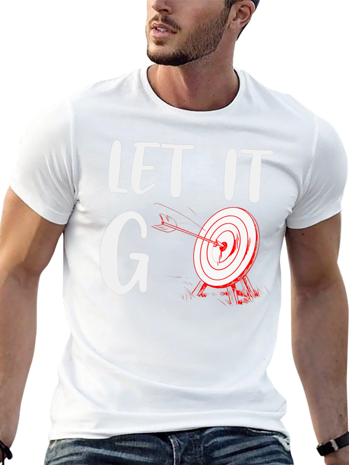 Let It Go Target T-Shirt - Funny Archery Tee
