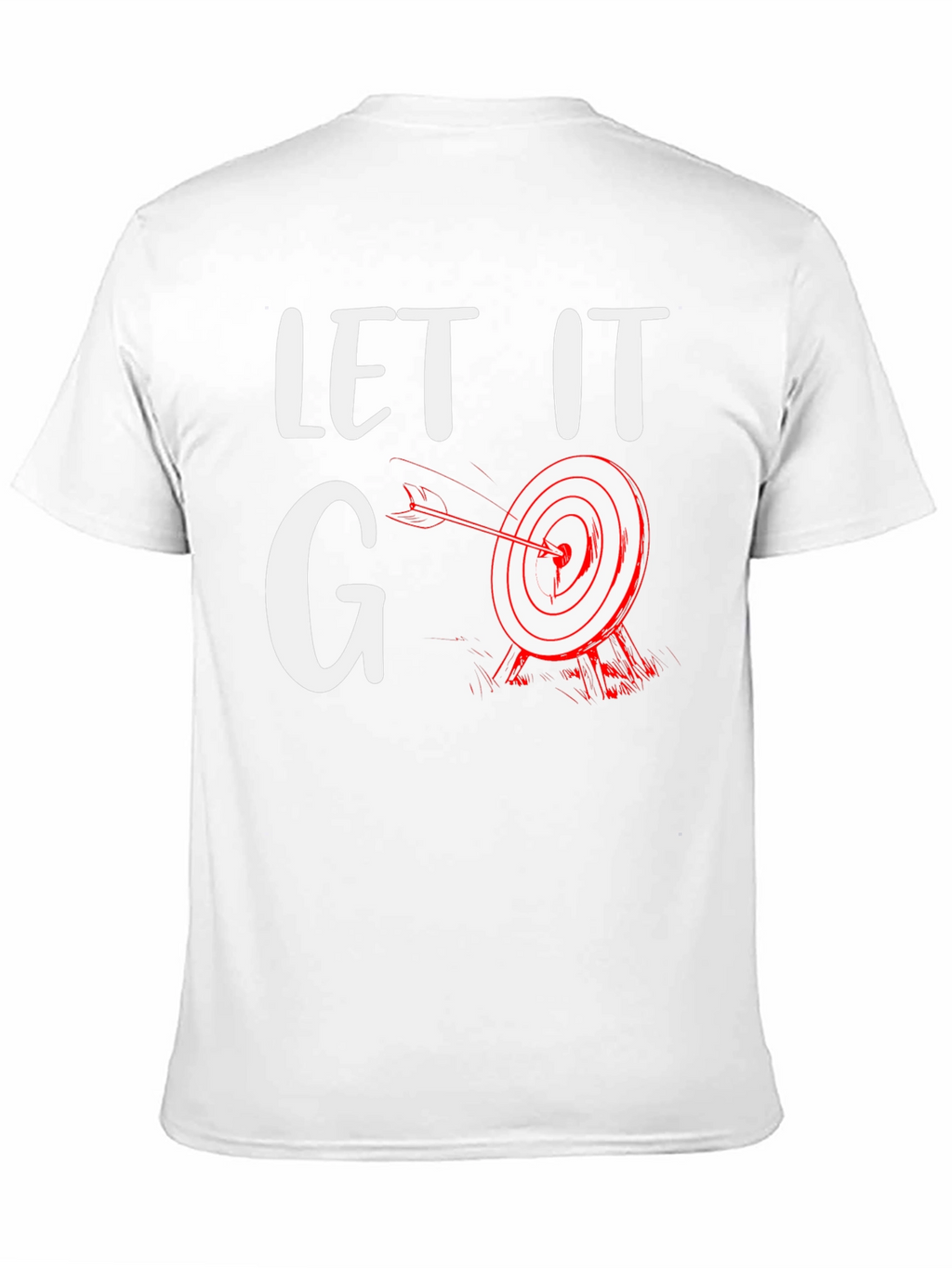 Let It Go Target T-Shirt - Funny Archery Tee