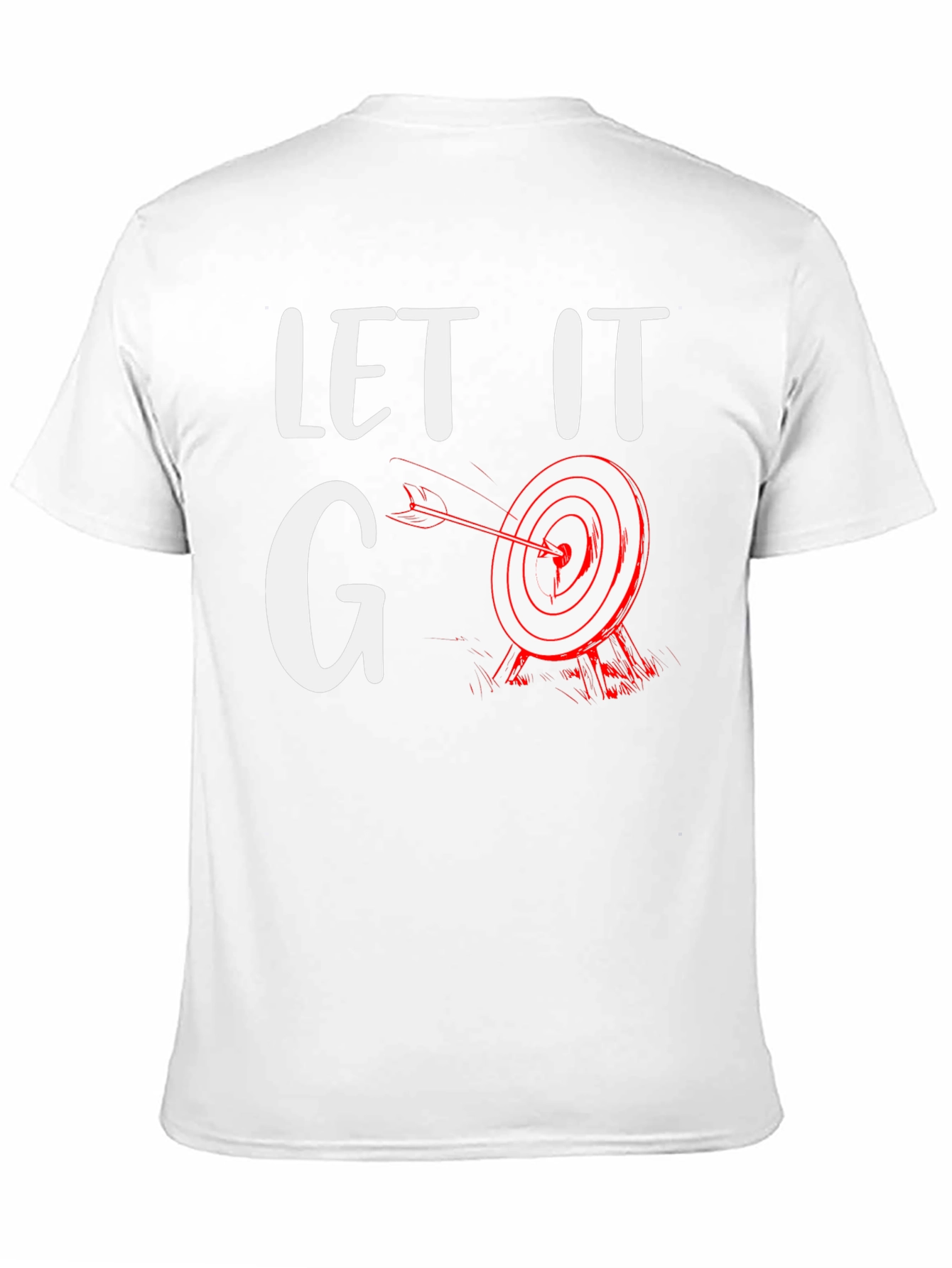 Let It Go Target T-Shirt - Funny Archery Tee