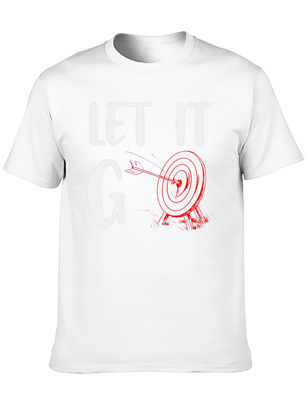 Let It Go Target T-Shirt - Funny Archery Tee