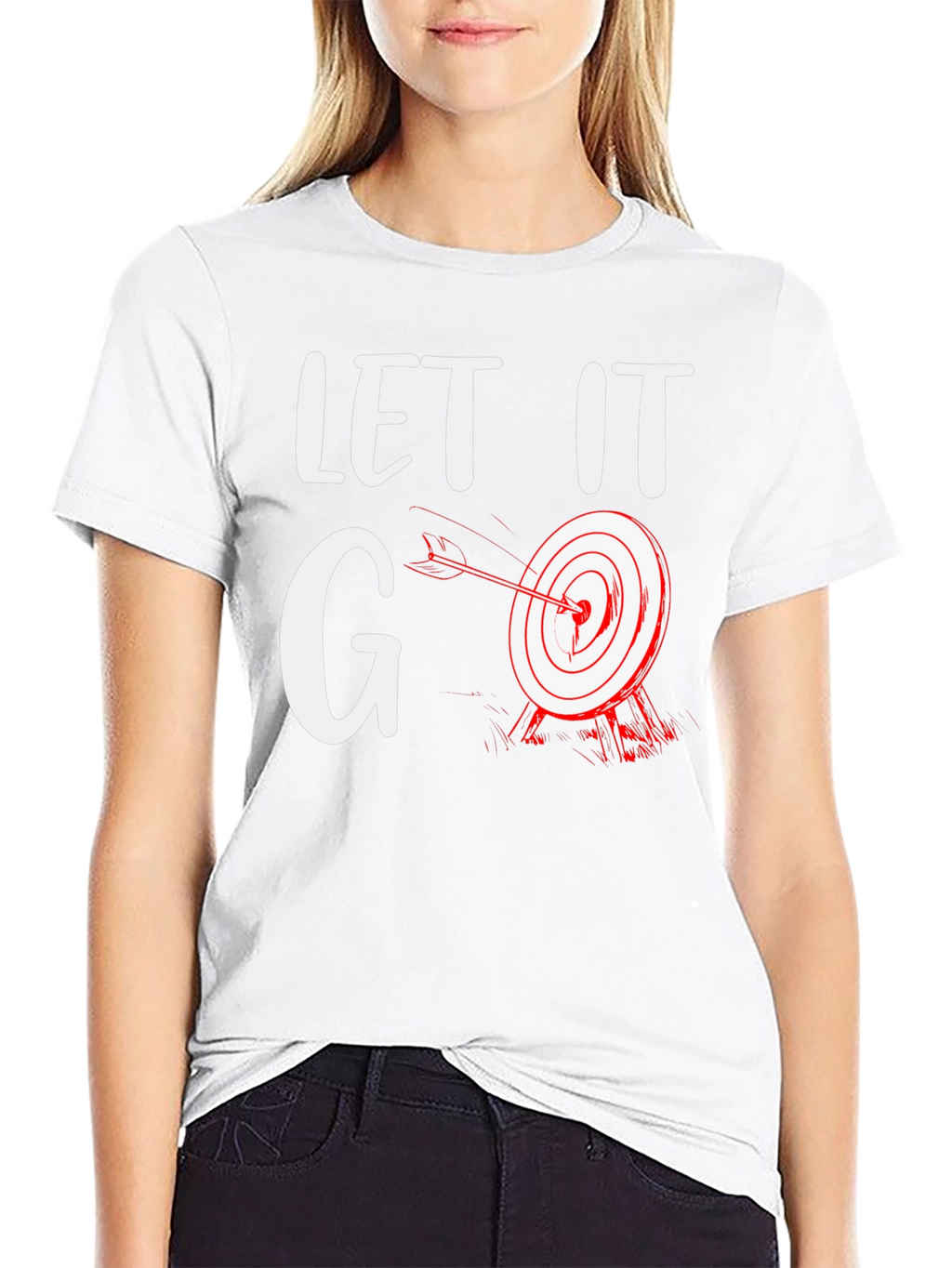 Let It Go Target T-Shirt - Funny Archery Tee