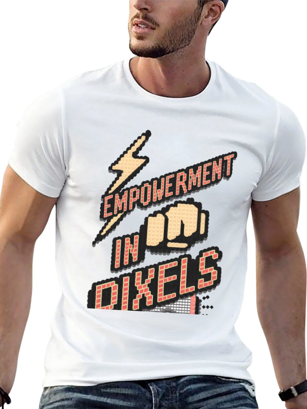 Empowerment in Dixels T-Shirt Pixel Art