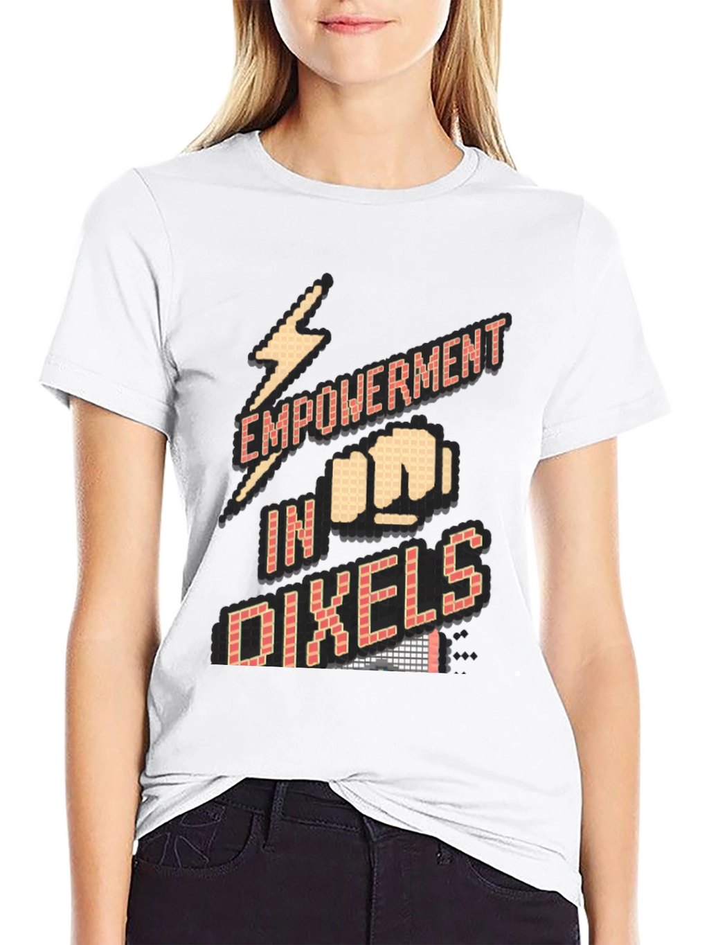 Empowerment in Dixels T-Shirt Pixel Art
