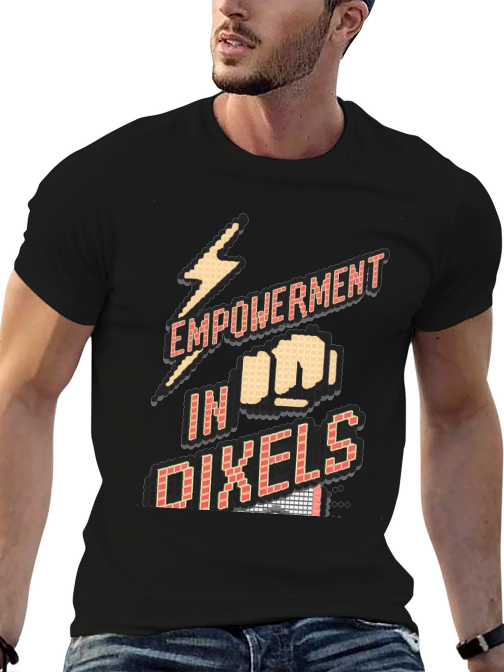 Empowerment in Dixels T-Shirt Pixel Art