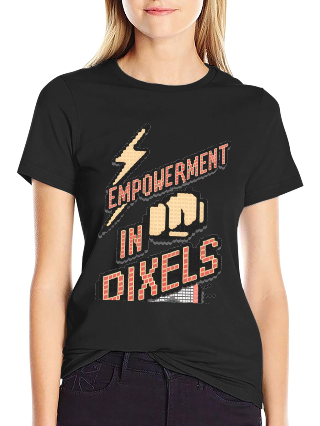Empowerment in Dixels T-Shirt Pixel Art