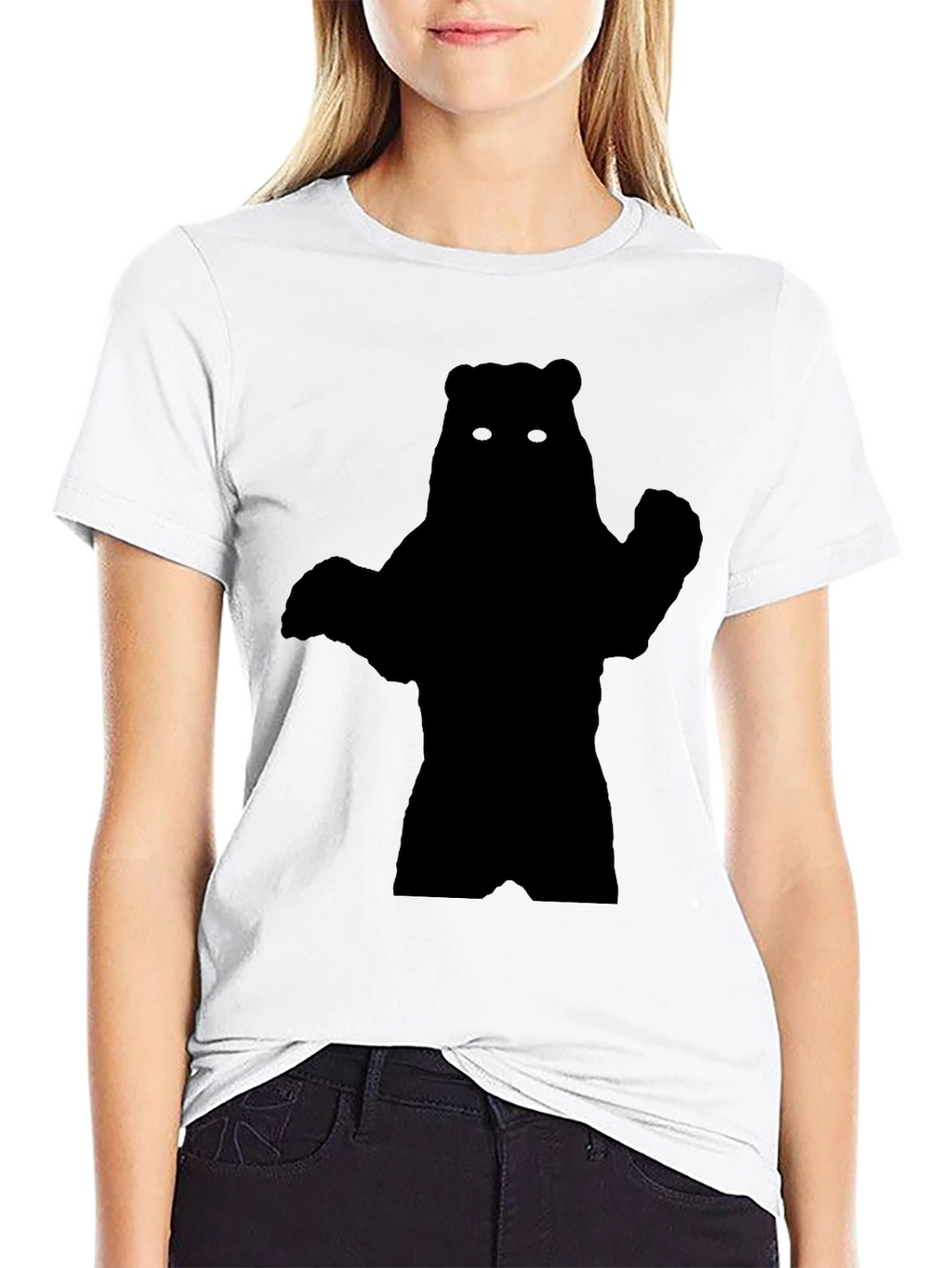 Ewok Silhouette Black T-Shirt