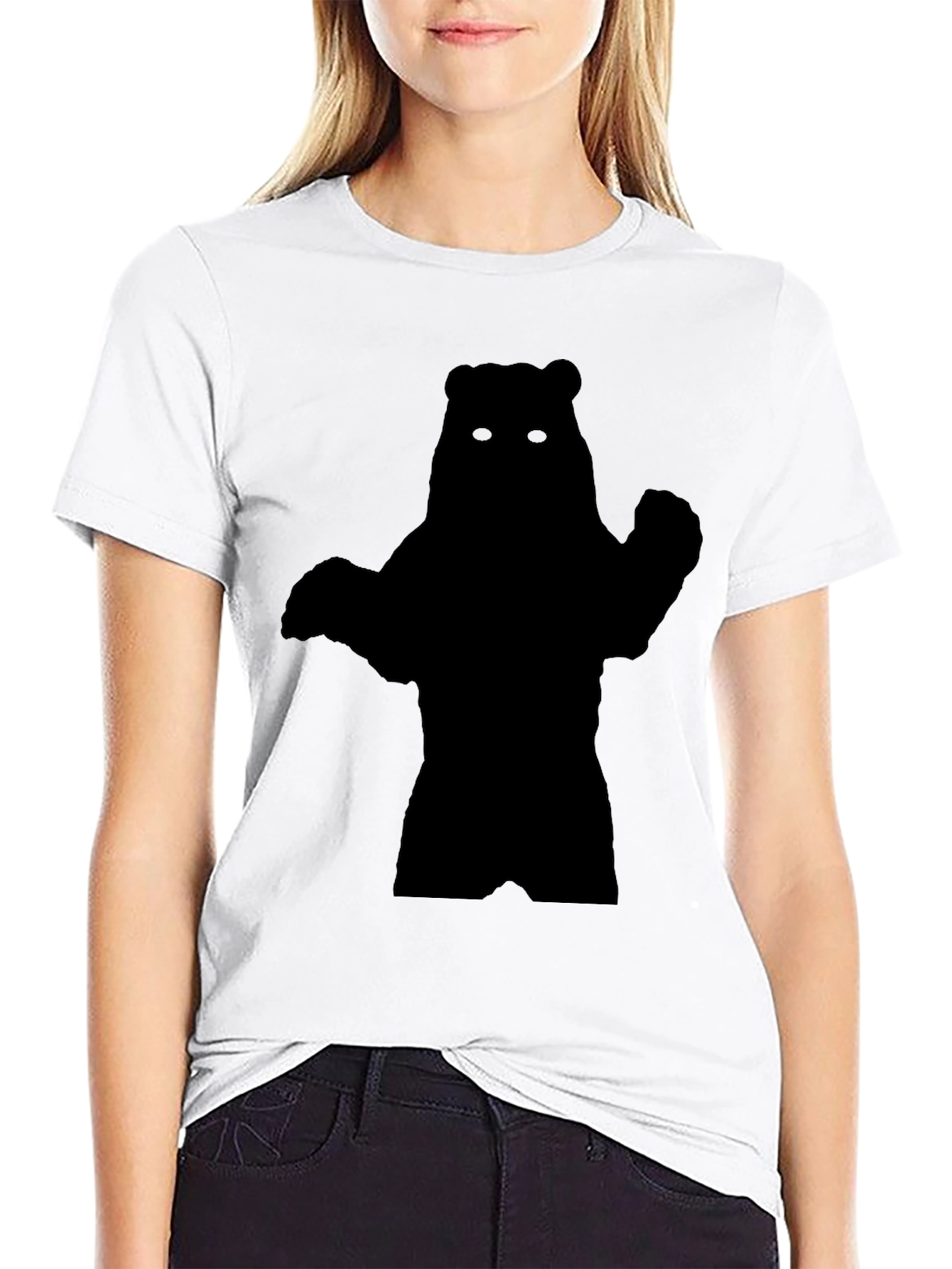 Ewok Silhouette Black T-Shirt