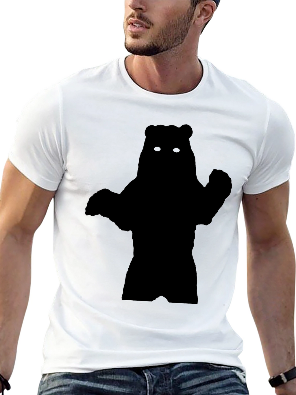 Ewok Silhouette Black T-Shirt