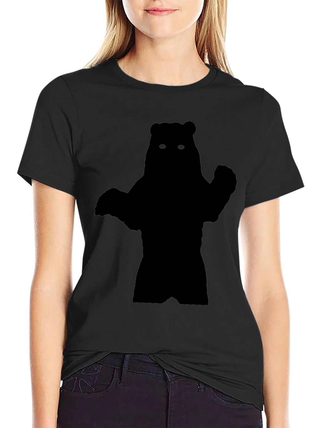 Ewok Silhouette Black T-Shirt