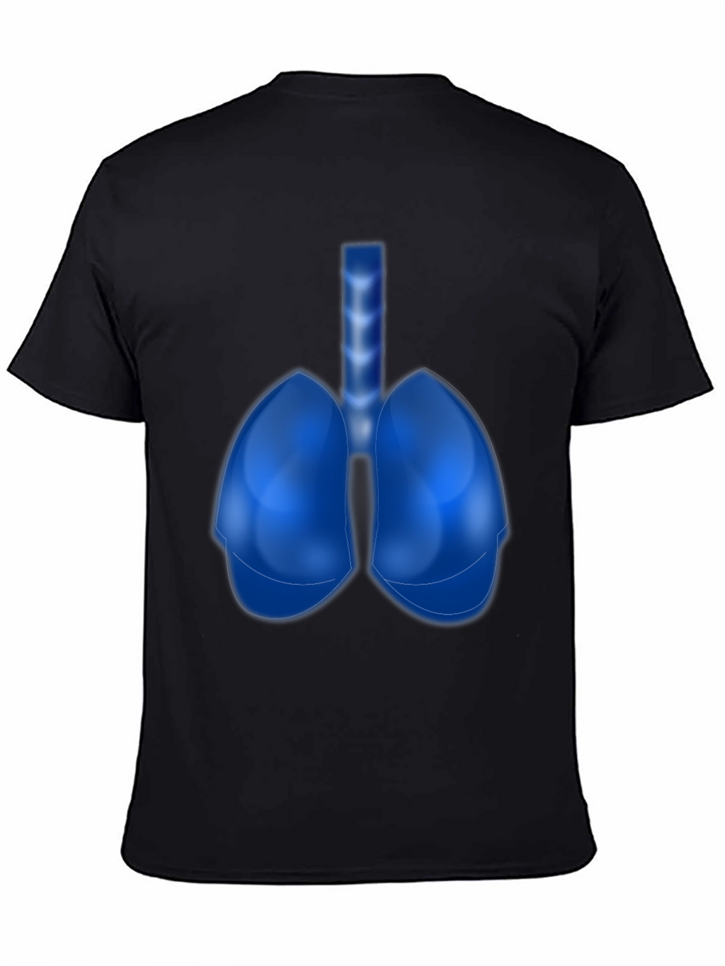 Anatomical Lungs Graphic Tee - Unique Design!