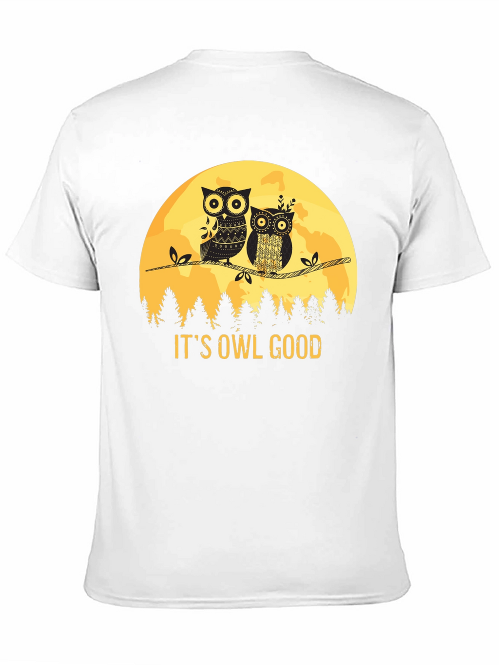 Its Owl Good T-Shirt - Black Tee