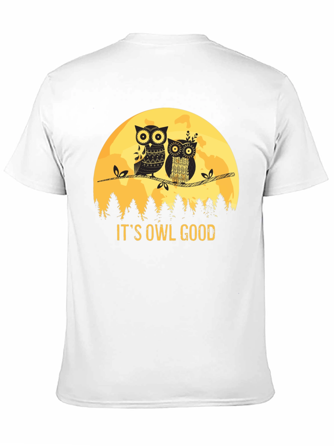 Its Owl Good T-Shirt - Black Tee
