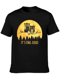 Its Owl Good T-Shirt - Black Tee