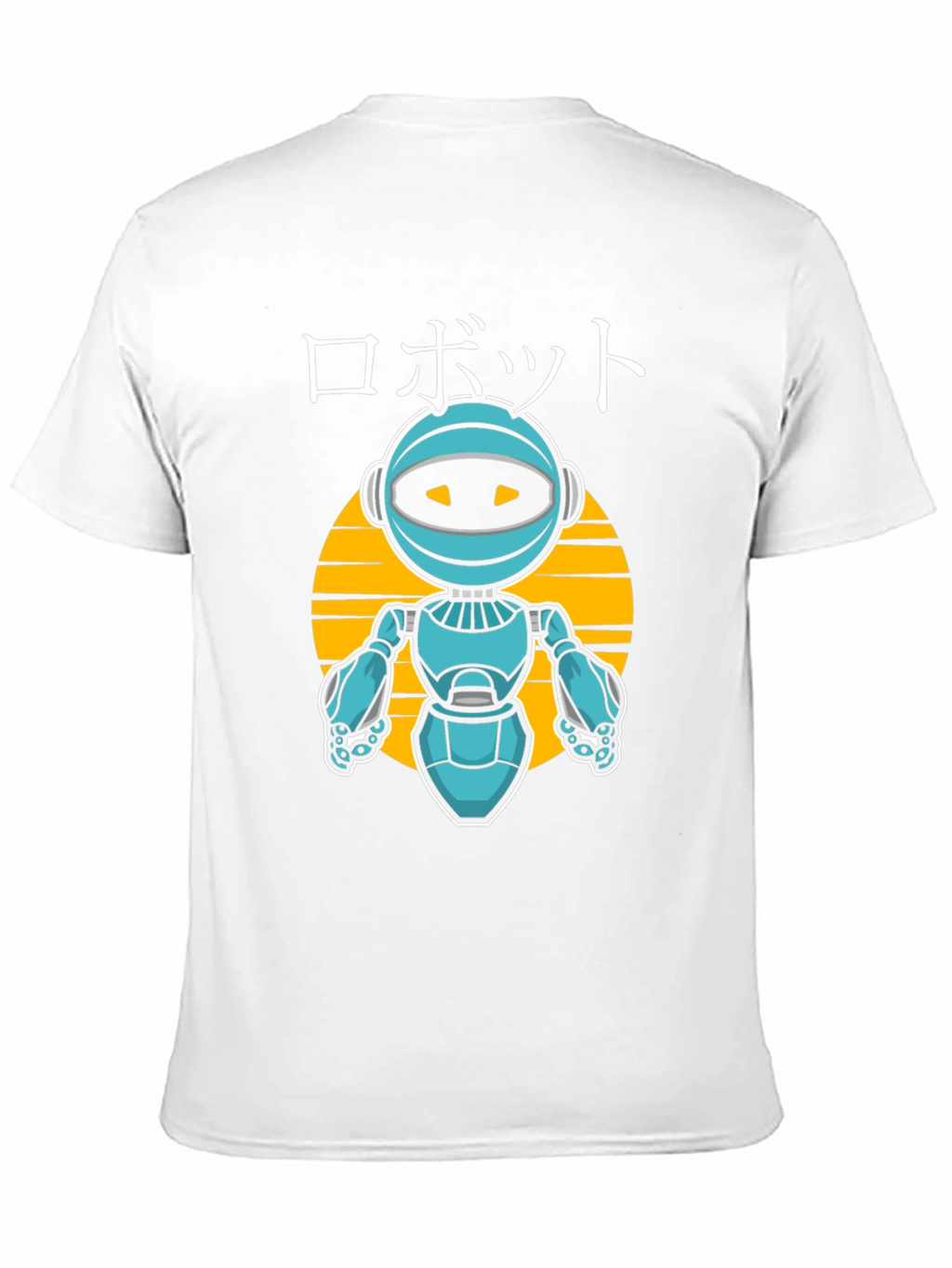 Robot Graphic Tee - Japanese Style Anime Design