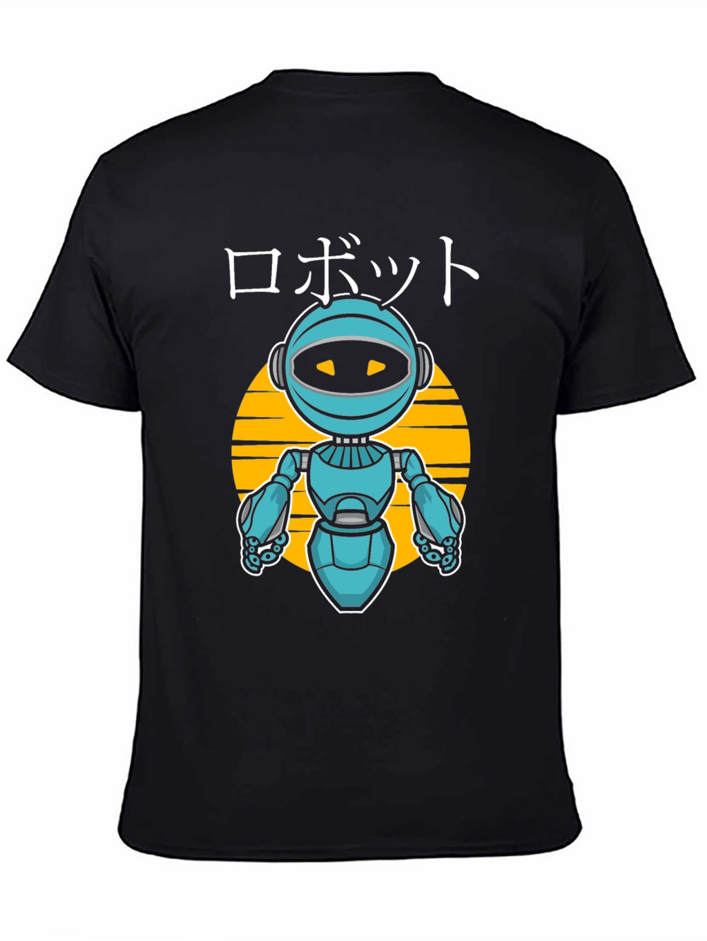 Robot Graphic Tee - Japanese Style Anime Design