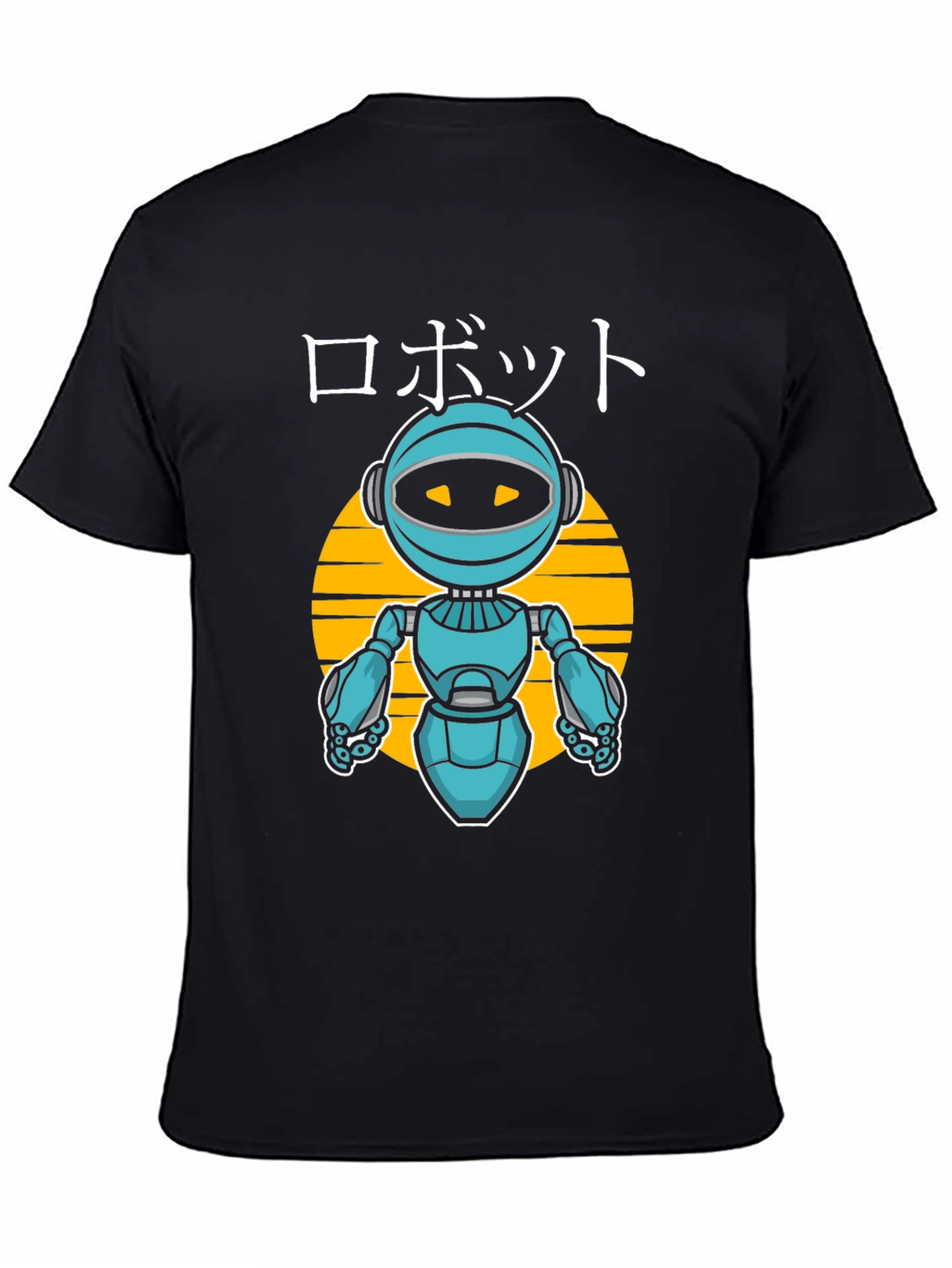 Robot Graphic Tee - Japanese Style Anime Design