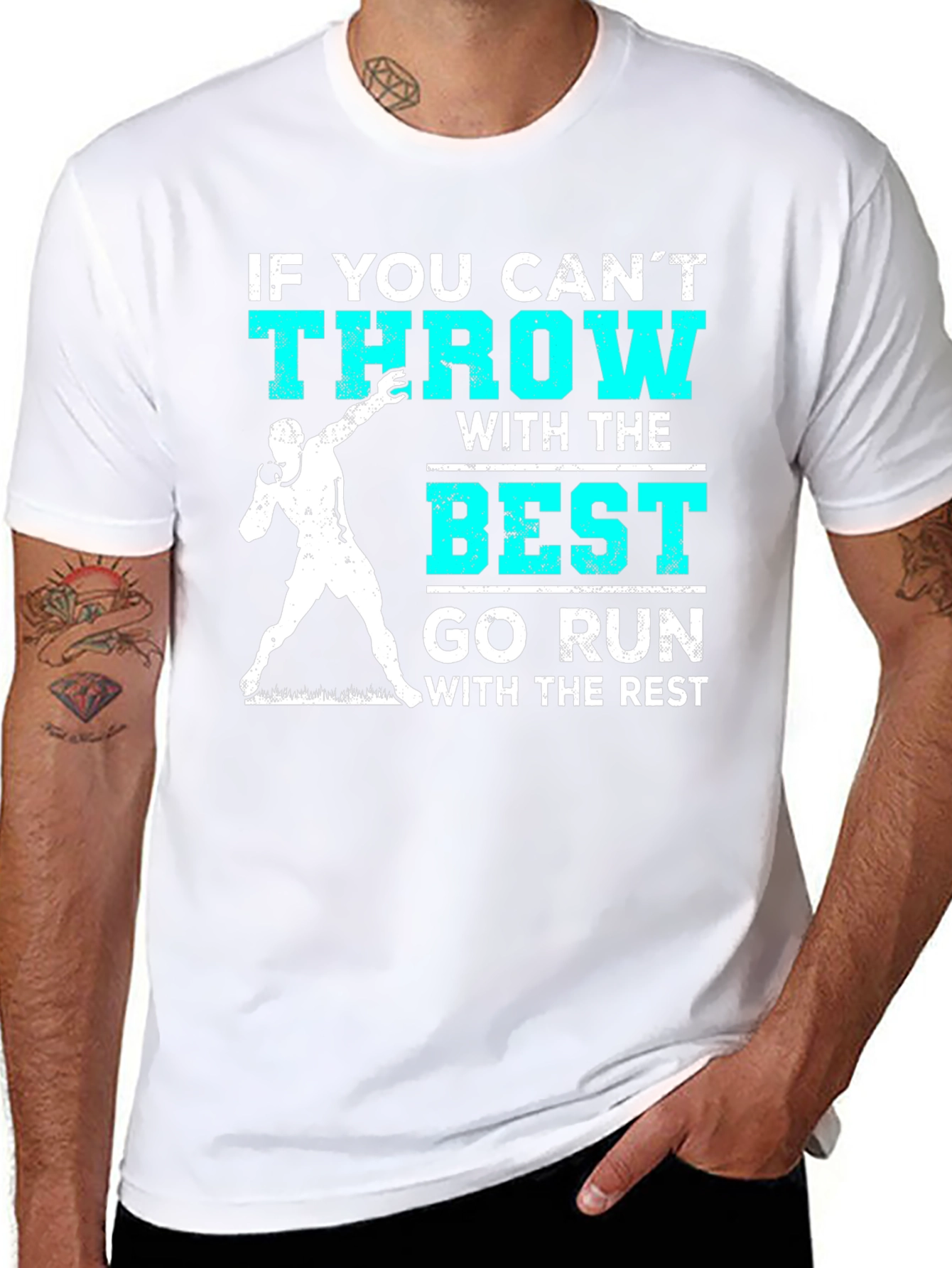Throwers Tee: If You Cant Throw Go Run T-Shirt