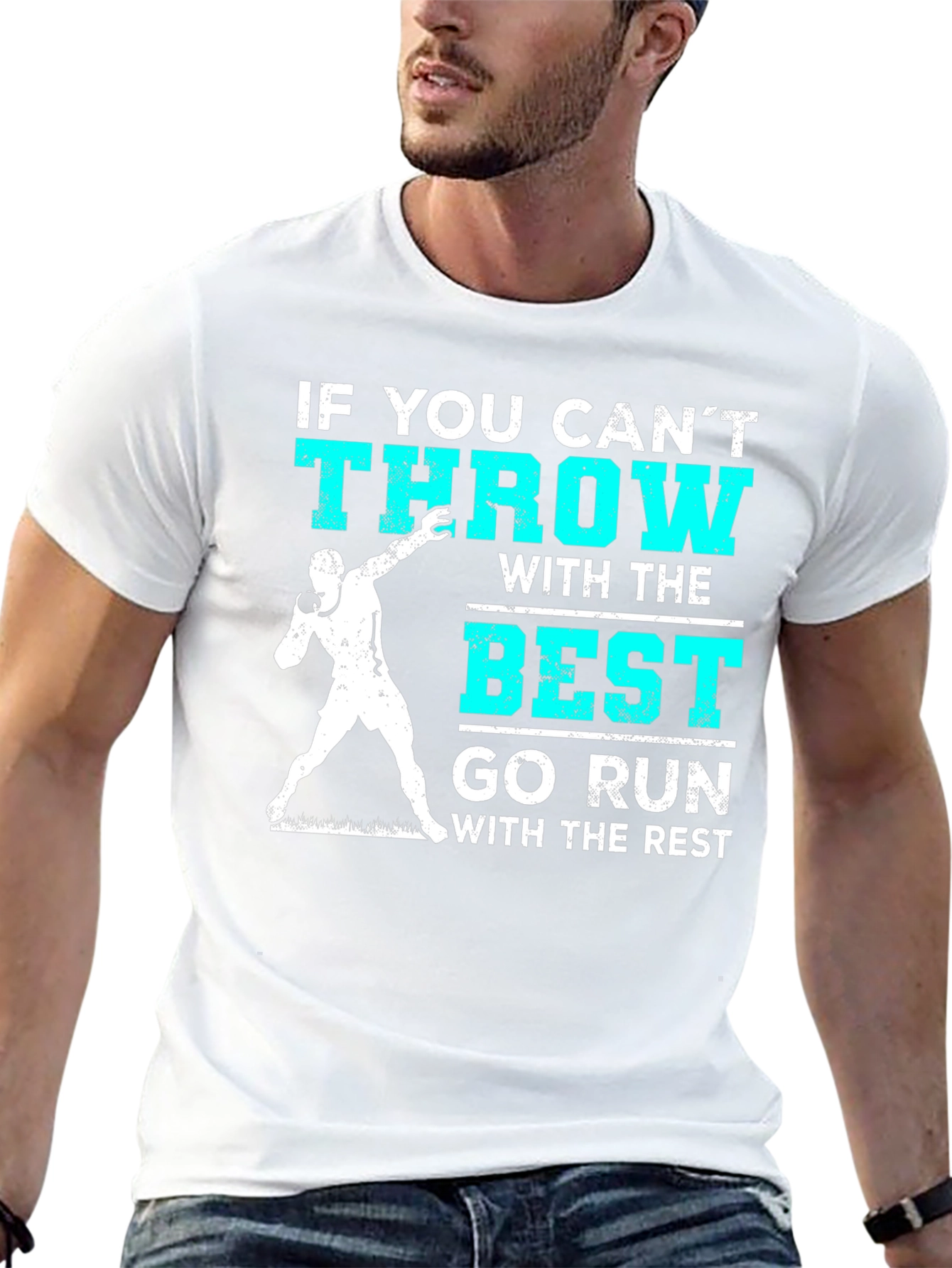Throwers Tee: If You Cant Throw Go Run T-Shirt