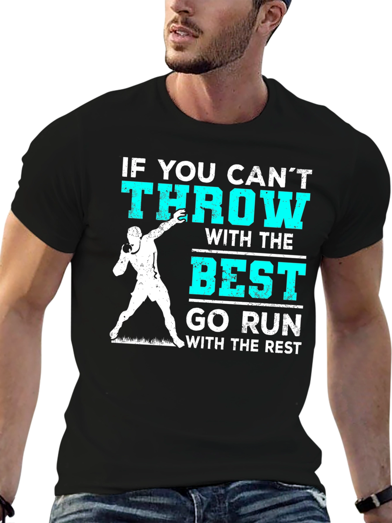 Throwers Tee: If You Cant Throw Go Run T-Shirt