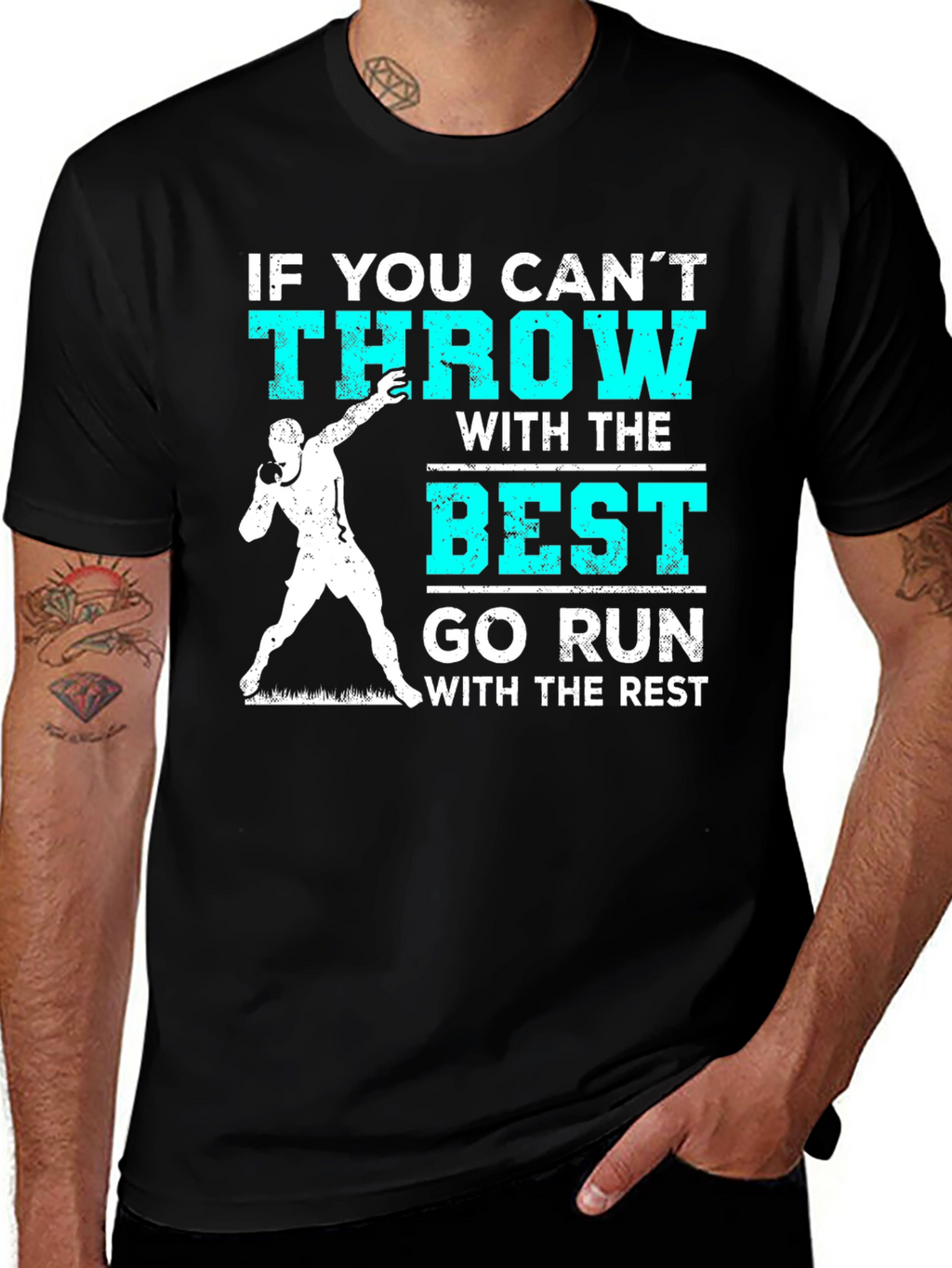 Throwers Tee: If You Cant Throw Go Run T-Shirt