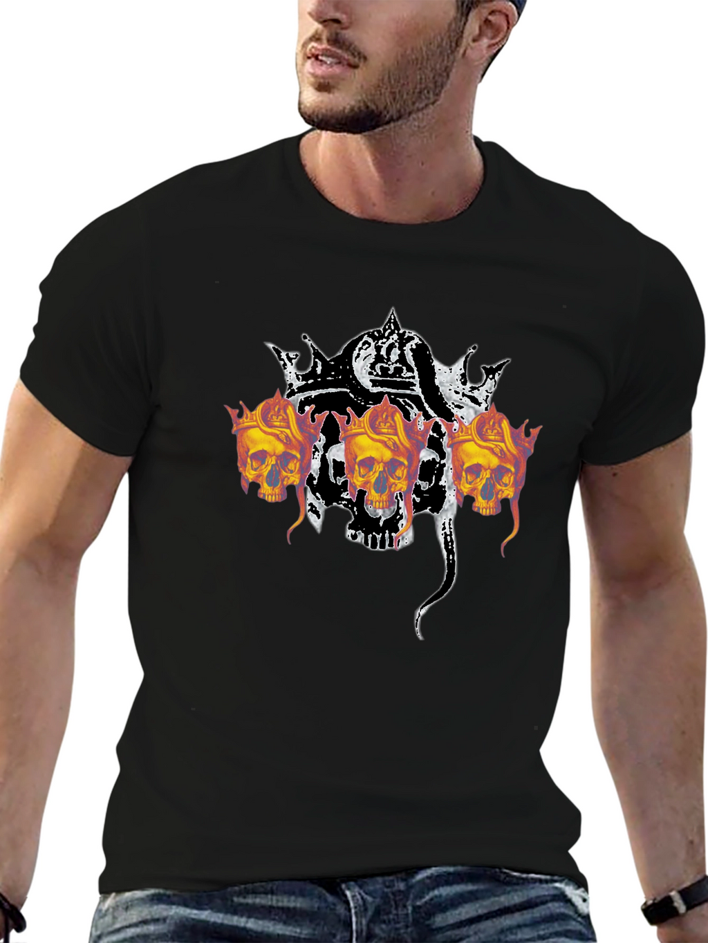 Skull Crown Graphic T-Shirt